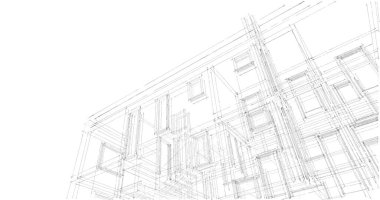 Geometrik mimari binalar tasarımı