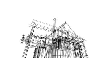 minimal geometrik mimari binalar tasarımı