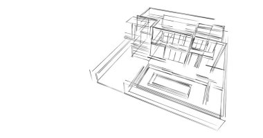 Geometrik mimari binalar tasarımı