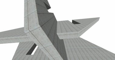 minimal geometrik şekiller, mimari çizgiler