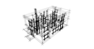 Geometrik mimari binalar tasarımı