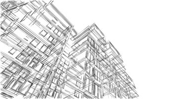 minimal geometrik mimari binalar tasarımı