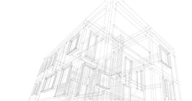 Geometrik mimari binalar tasarımı