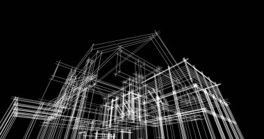 minimal geometrik mimari binalar tasarımı