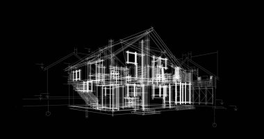 minimal geometrik şekiller, mimari çizgiler