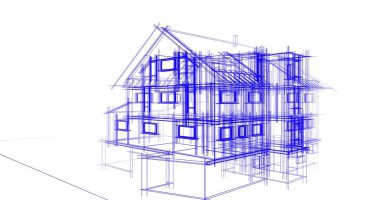 Geometrik mimari binalar tasarımı