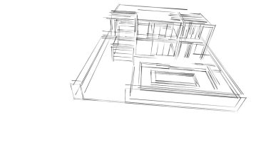 Geometrik mimari binalar tasarımı