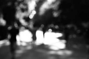 Bulanık şehir manzarası, soyut arkaplan 