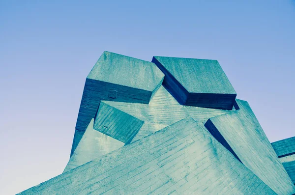 minimal geometrik şekiller, mimari çizgiler