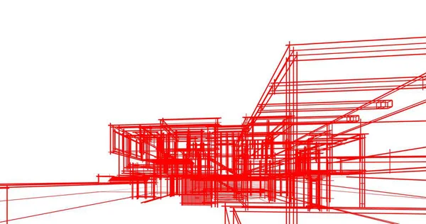 Abstrakcyjny Projekt Tapety Architektonicznej Cyfrowe Tło Koncepcyjne — Zdjęcie stockowe