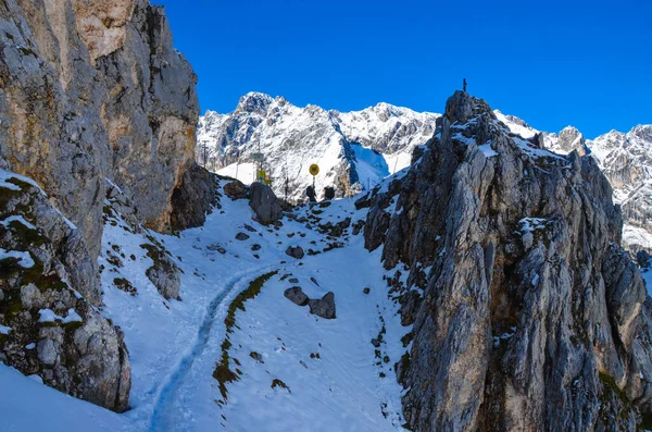 Alpint Landskap Vackra Berg — Stockfoto