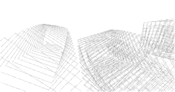 Абстрактный Архитектурный Дизайн Обоев Цифровой Концепт Фон — стоковое фото