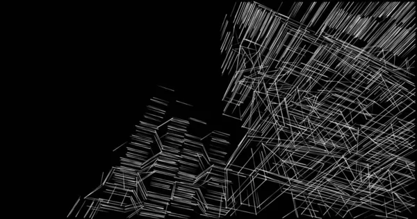 Абстрактный Архитектурный Дизайн Обоев Цифровой Концепт Фон — стоковое фото