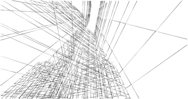 Abstrakcyjny Projekt Tapety Architektonicznej Cyfrowe Tło Koncepcyjne — Zdjęcie stockowe