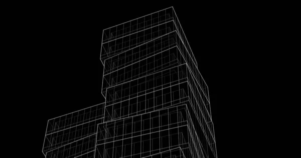 Абстрактный Архитектурный Дизайн Обоев Цифровой Концепт Фон — стоковое фото