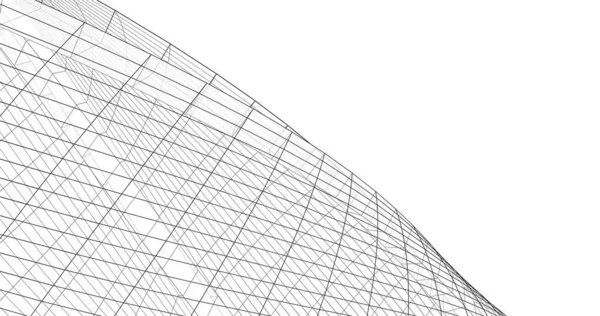 Soyut Mimari Duvar Kağıdı Tasarımı Dijital Konsept Arkaplan — Stok fotoğraf