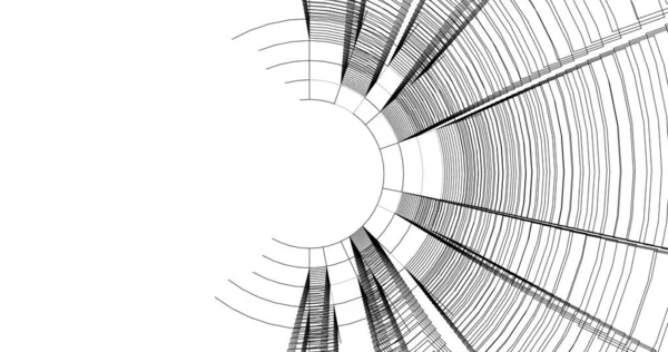 Абстрактный Архитектурный Дизайн Обоев Цифровой Концепт Фон — стоковое фото