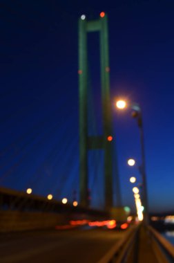 Bulanık soyut ışıklar gece şehrin arka planı