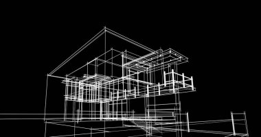 Geometrik mimari binalar tasarımı