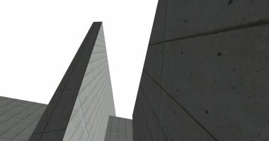 minimal geometrik şekiller, mimari çizgiler