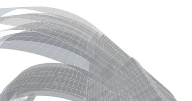 Geometrik mimari binalar tasarımı