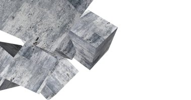 Arkaplanda mimari bina 3d illüstrasyon