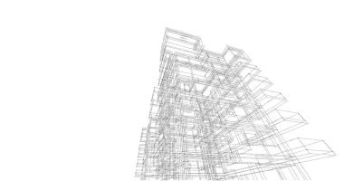 minimal geometrik mimari binalar tasarımı