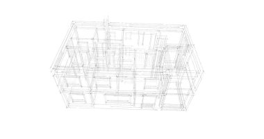 Geometrik mimari binalar tasarımı