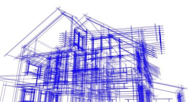 Geometrik mimari binalar tasarımı