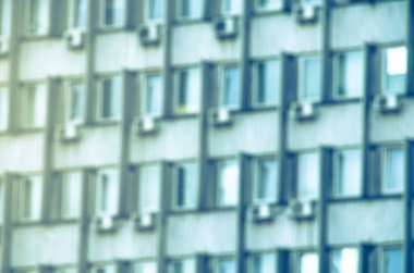 Arkaplanda mimari bina 3d illüstrasyon