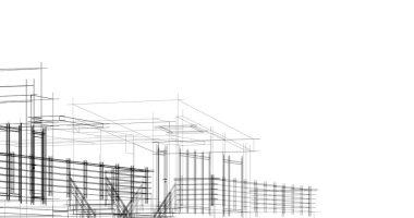 minimal geometrik mimari binalar tasarımı