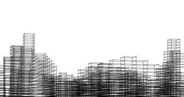 eskiz sanat geometrik mimari binalar tasarımı