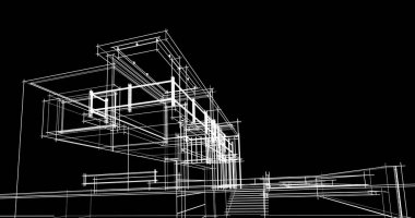 Geometrik mimari binalar tasarımı
