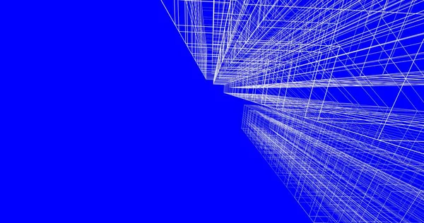 Абстрактный Архитектурный Дизайн Обоев Цифровой Концепт Фон — стоковое фото