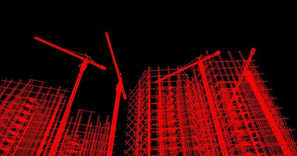 Geometriai Építészeti Struktúra — Stock Fotó