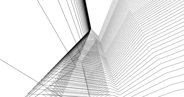 Design Papel Parede Arquitetônico Abstrato Fundo Conceito Digital — Fotografia de Stock