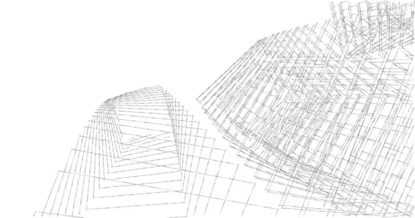 Абстрактный Архитектурный Дизайн Обоев Цифровой Концепт Фон — стоковое фото
