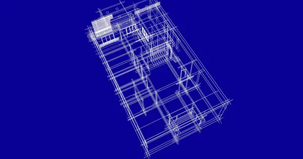 Αφηρημένη Αρχιτεκτονική Ταπετσαρία Σχεδιασμό Ψηφιακή Έννοια Φόντο — Φωτογραφία Αρχείου
