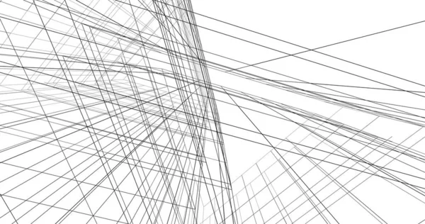 Abstrakcyjny Projekt Tapety Architektonicznej Cyfrowe Tło Koncepcyjne — Zdjęcie stockowe