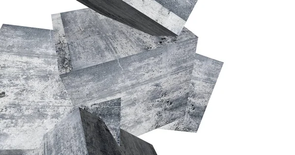 Arkaplanda mimari bina 3d illüstrasyon