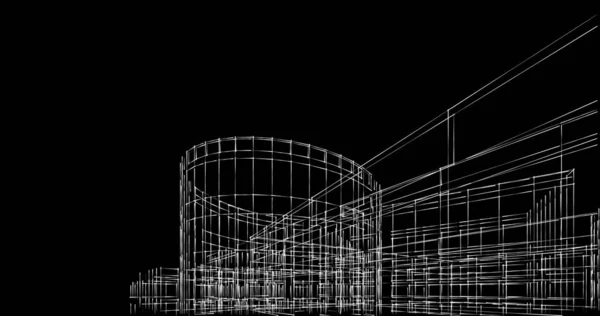 การออกแบบวอลล เปเปอร งสถาป ตยกรรม นหล งแนวค ตอล — ภาพถ่ายสต็อก