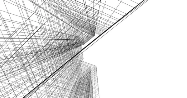 Абстрактный Архитектурный Дизайн Обоев Цифровой Концепт Фон — стоковое фото