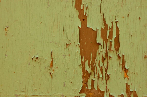 Grunge duvar kağıdı, kırık boyalı kırsal ahşap yüzey.