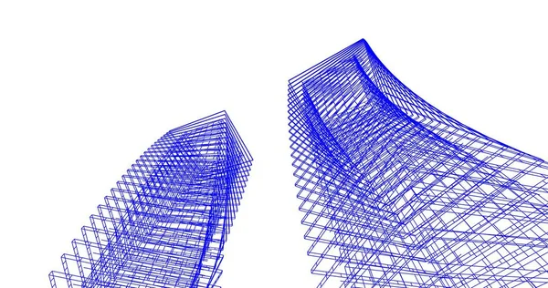 Абстрактный Архитектурный Дизайн Обоев Цифровой Концепт Фон — стоковое фото
