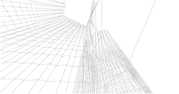 Abstrakcyjny Projekt Tapety Architektonicznej Cyfrowe Tło Koncepcyjne — Zdjęcie stockowe