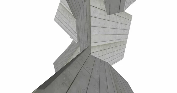 最小限の幾何学的形状建築線 — ストック写真