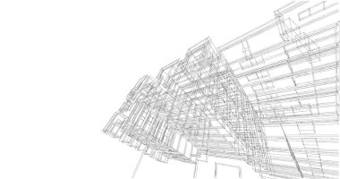 minimal geometrik mimari binalar tasarımı