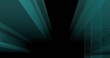 minimal çizim sanatı, geometrik mimari binalar tasarımı