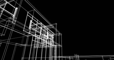 Geometrik mimari binalar tasarımı