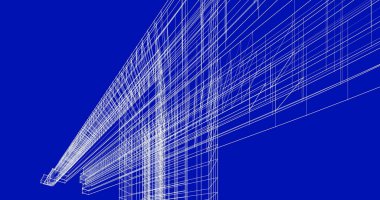 minimal çizim sanatı, geometrik mimari binalar tasarımı